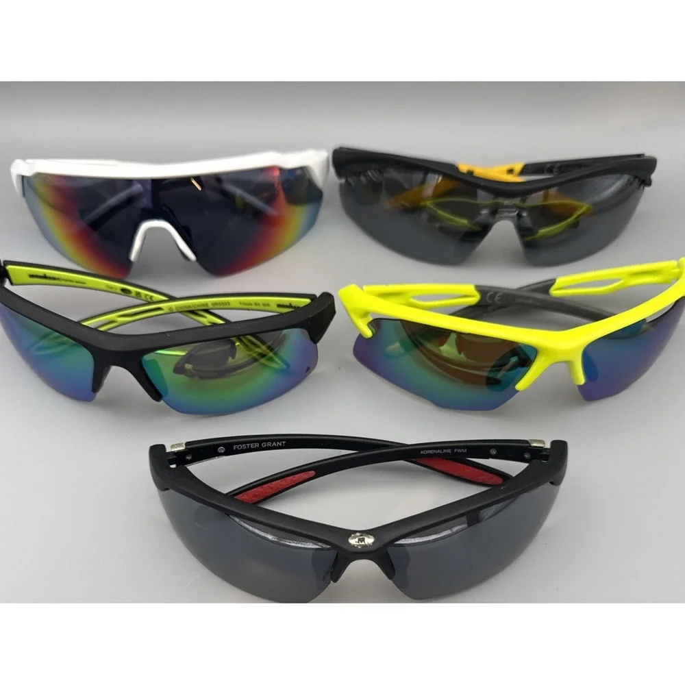 Lot of 5 Authentic Ironman Wrap Cycling/ Fishing/ Sports Sunglasses - Polarized